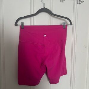 lululemon athletica Women's Fuchsia Bike Shorts